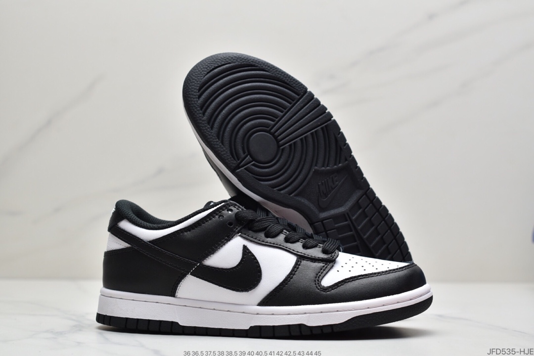 170 Nike Dunk Low“Black” “黑白熊猫”扣篮系列低帮休闲运动滑板板鞋DD1503-101 男 DD1391-100