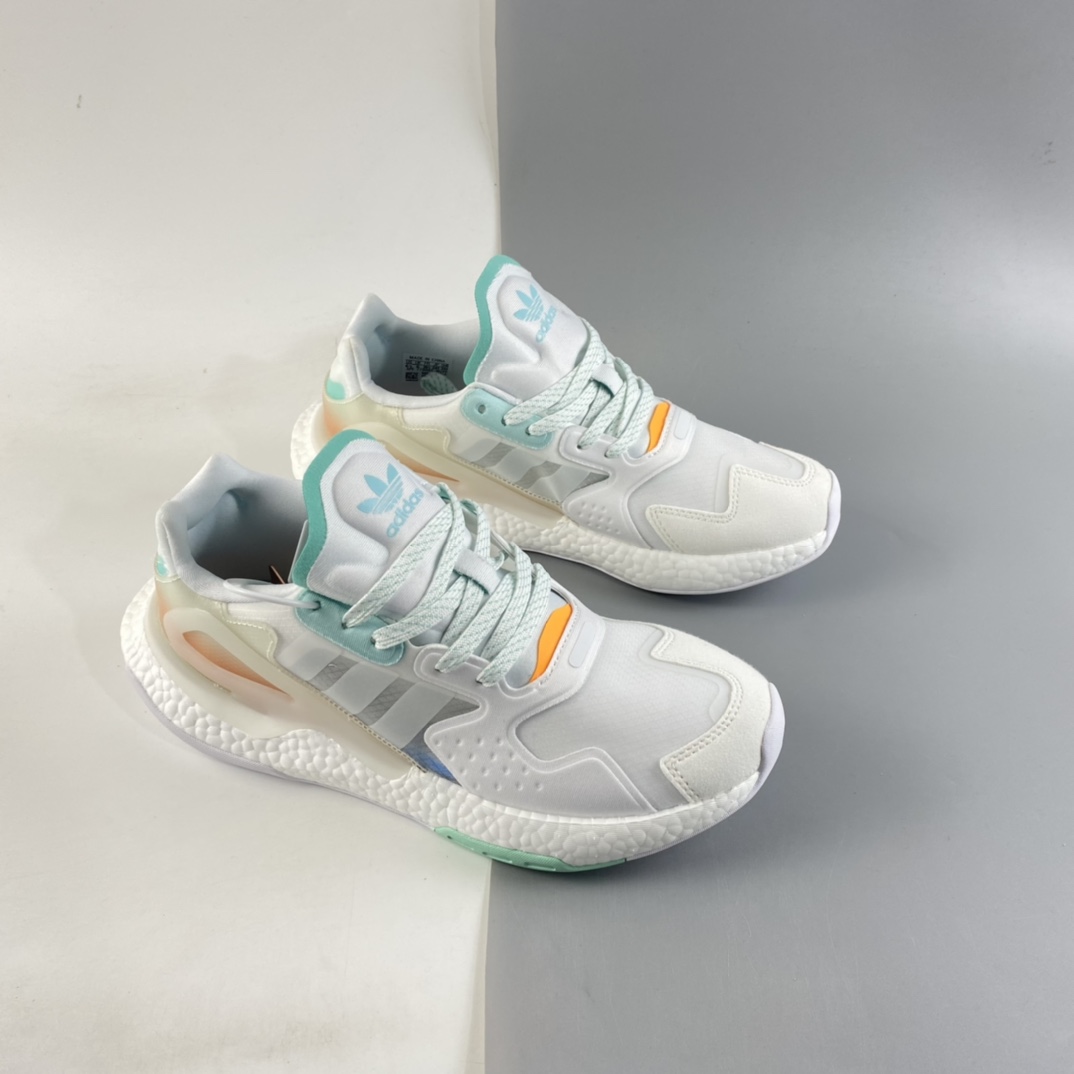 P220  Ad Originals 2020 Day Jogger Boost 三叶草2020版慢跑者系列高弹复古休闲运动跑鞋 夜行者二代 GW4912
