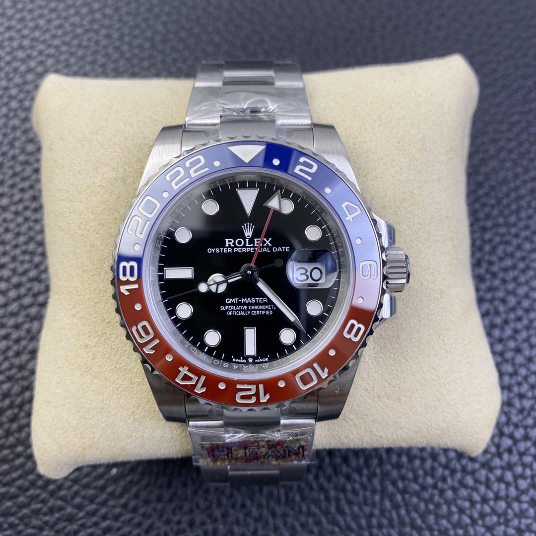 Rolex Gmt Master Relógio Azul Vermelho