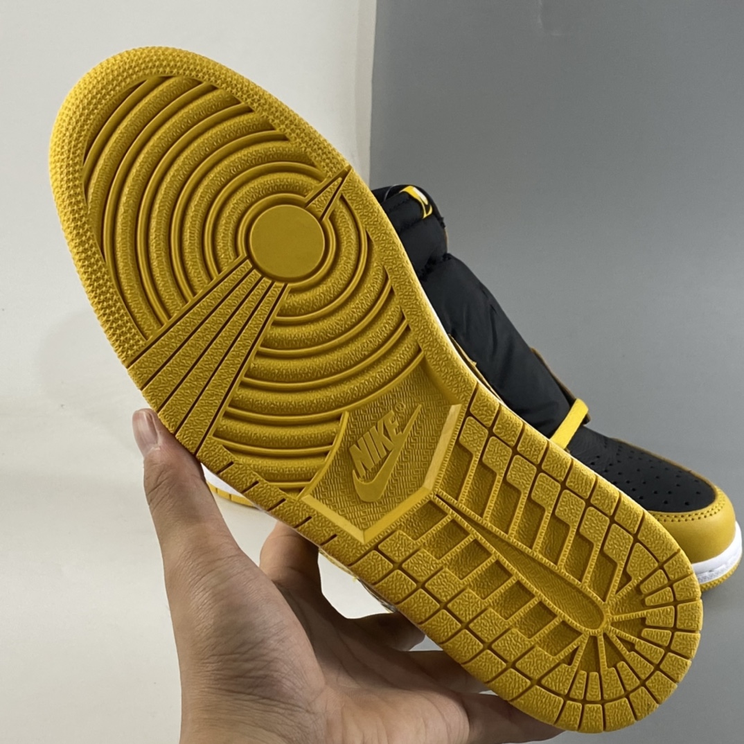 P420  Air Jordan 1 High OG“Pollen”AJ1 乔1全新黑黄 555088-701