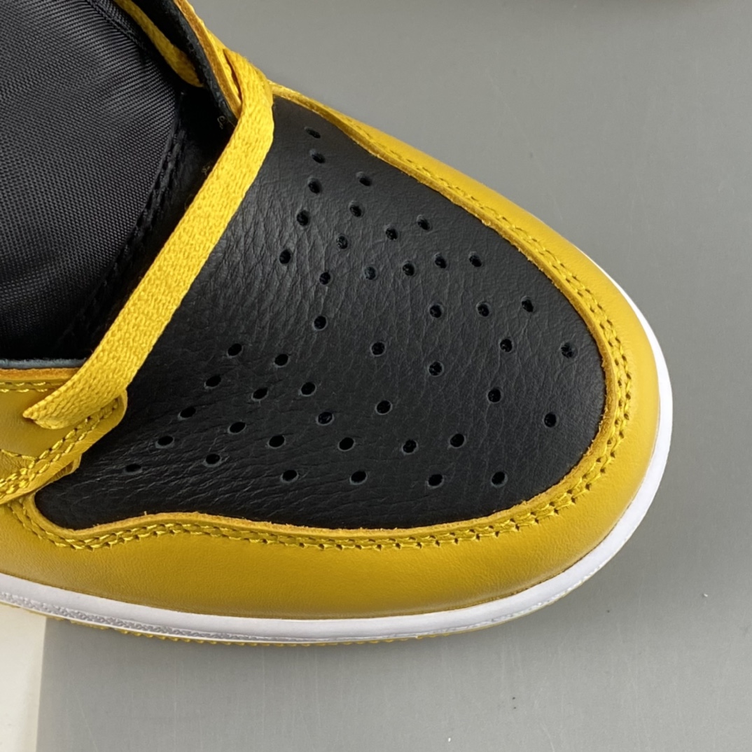 P420  Air Jordan 1 High OG“Pollen”AJ1 乔1全新黑黄 555088-701