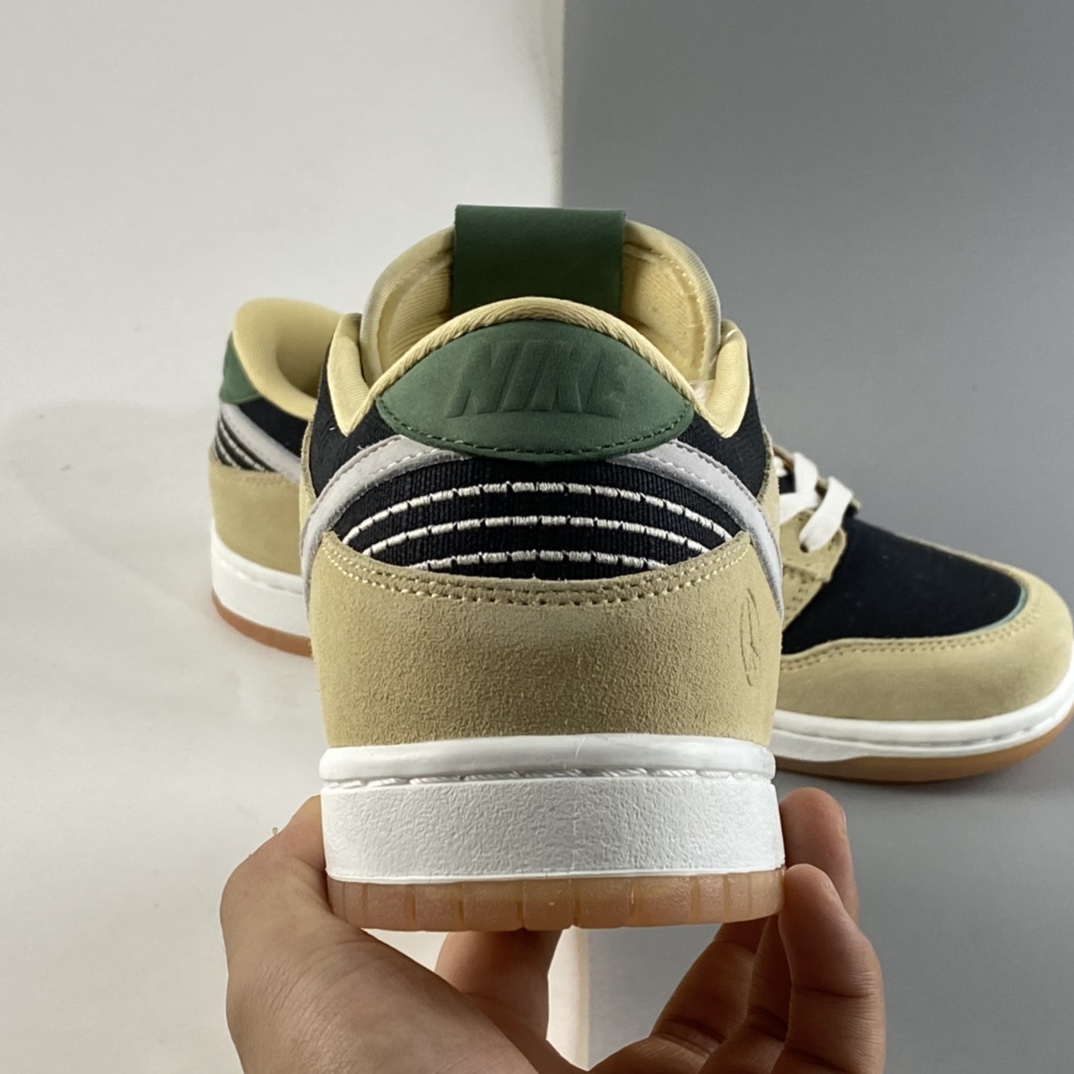 P300  Nike SB LowDunk“Rooted in Peace”刺子绣”大地色限定低帮滑板鞋 DJ4671-294