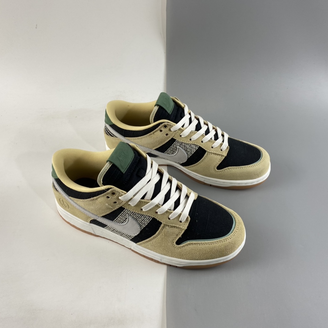 P300  Nike SB LowDunk“Rooted in Peace”刺子绣”大地色限定低帮滑板鞋 DJ4671-294