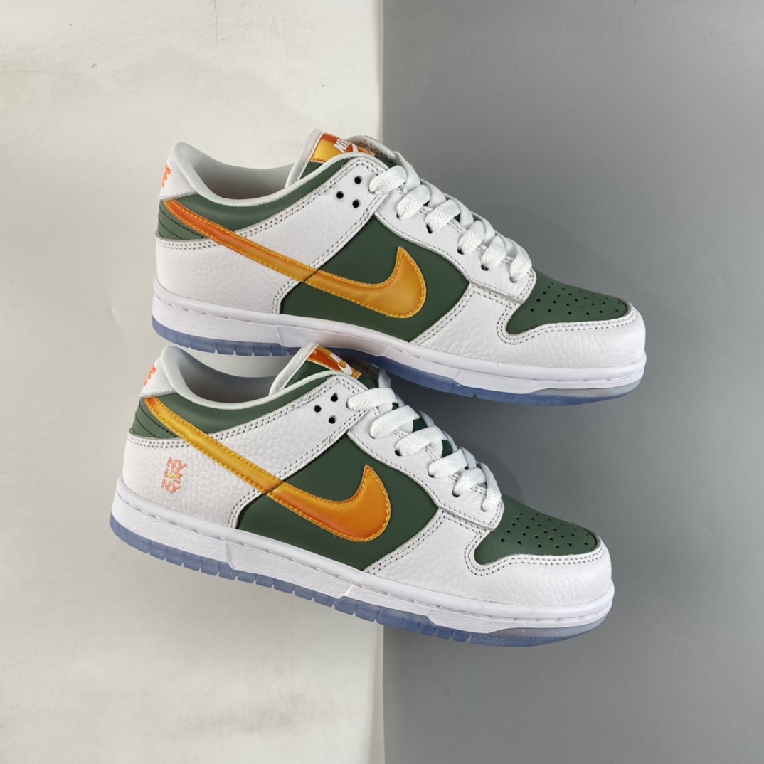 P300 Nike SB Dunk Low Pro”NY vs.NY”扣篮系列低帮休闲运动滑板板鞋“皮革白绿橙纽约”DN2489-300-莆田鞋,莆田鞋货源,高仿鞋,高仿鞋货源,安福档口,莆田高仿鞋,莆田鞋批发,高仿鞋批发,莆田高仿运动鞋,高仿运动鞋,莆田运动鞋 P300 Nike SB Dunk Low Pro”NY vs.NY”扣篮系列低帮休闲运动滑板板鞋“皮革白绿橙纽约”DN2489-300