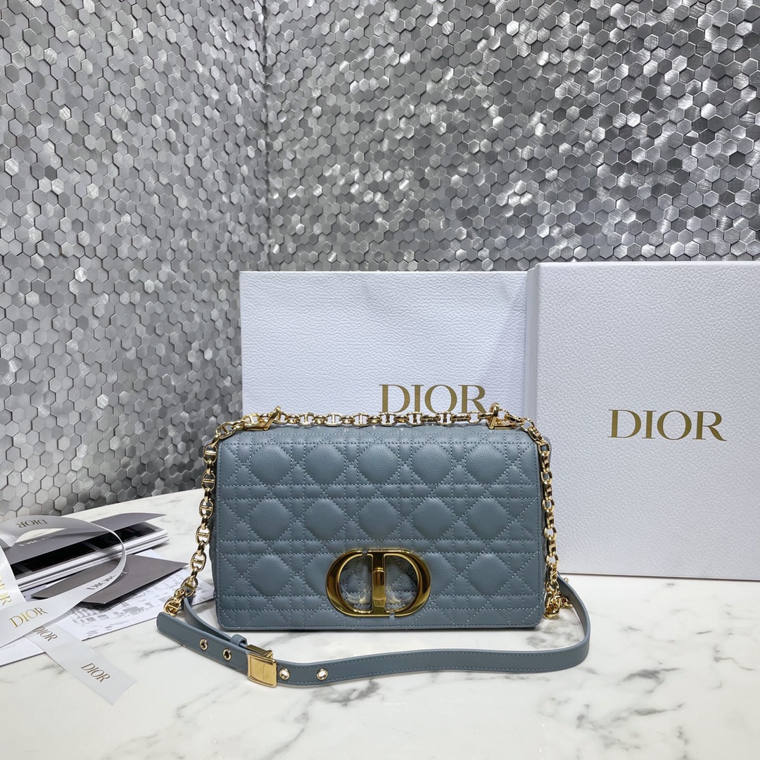 Dior Caro Replica
 Bags Handbags Gold Embroidery Vintage Cowhide Chains