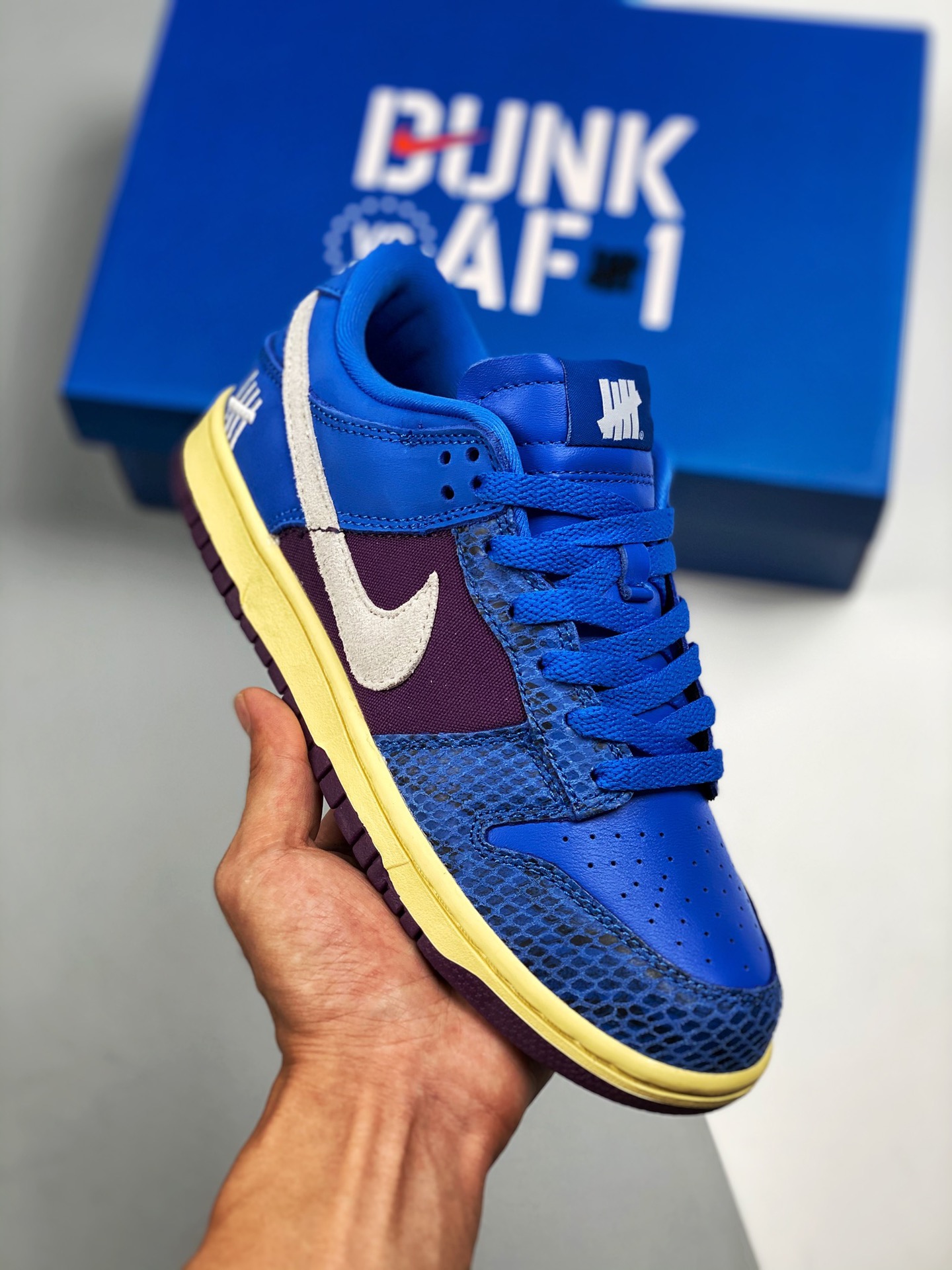 Apoyo a la tienda 3 Undefeated x Nike Dunk Low serpiente azul púrpura. Línea de producción de origen puro👏👏 #Etiqueta…