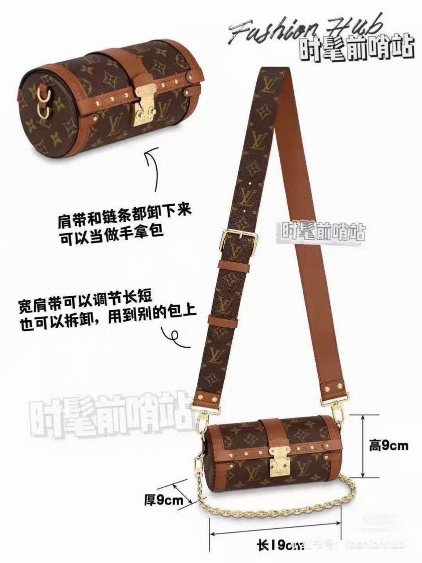 NO:176555,【aillon BB Handbag】M57835 official reference Various ways of memorizing,19860909【aillon BB 手袋】 M57835官方参考 各种各样背法,,Bag