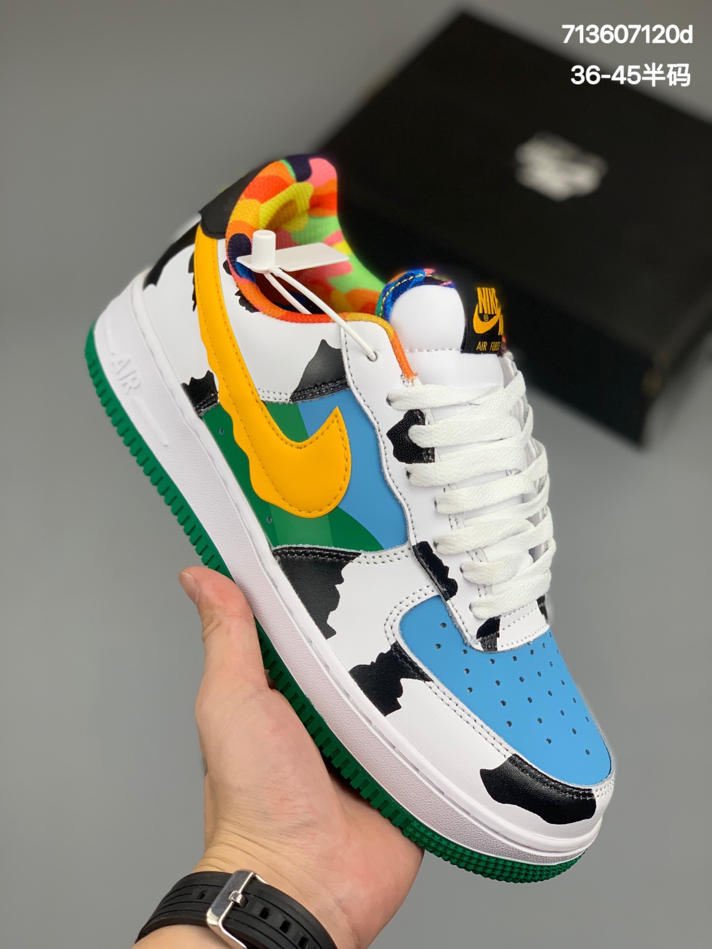 
真标 带半码 耐克Nike Air Force 1 Low  迪奥联名空军一号低帮百搭休闲运动板鞋 
货号:CN8606 
尺码:36-45半码
编码:713607120d