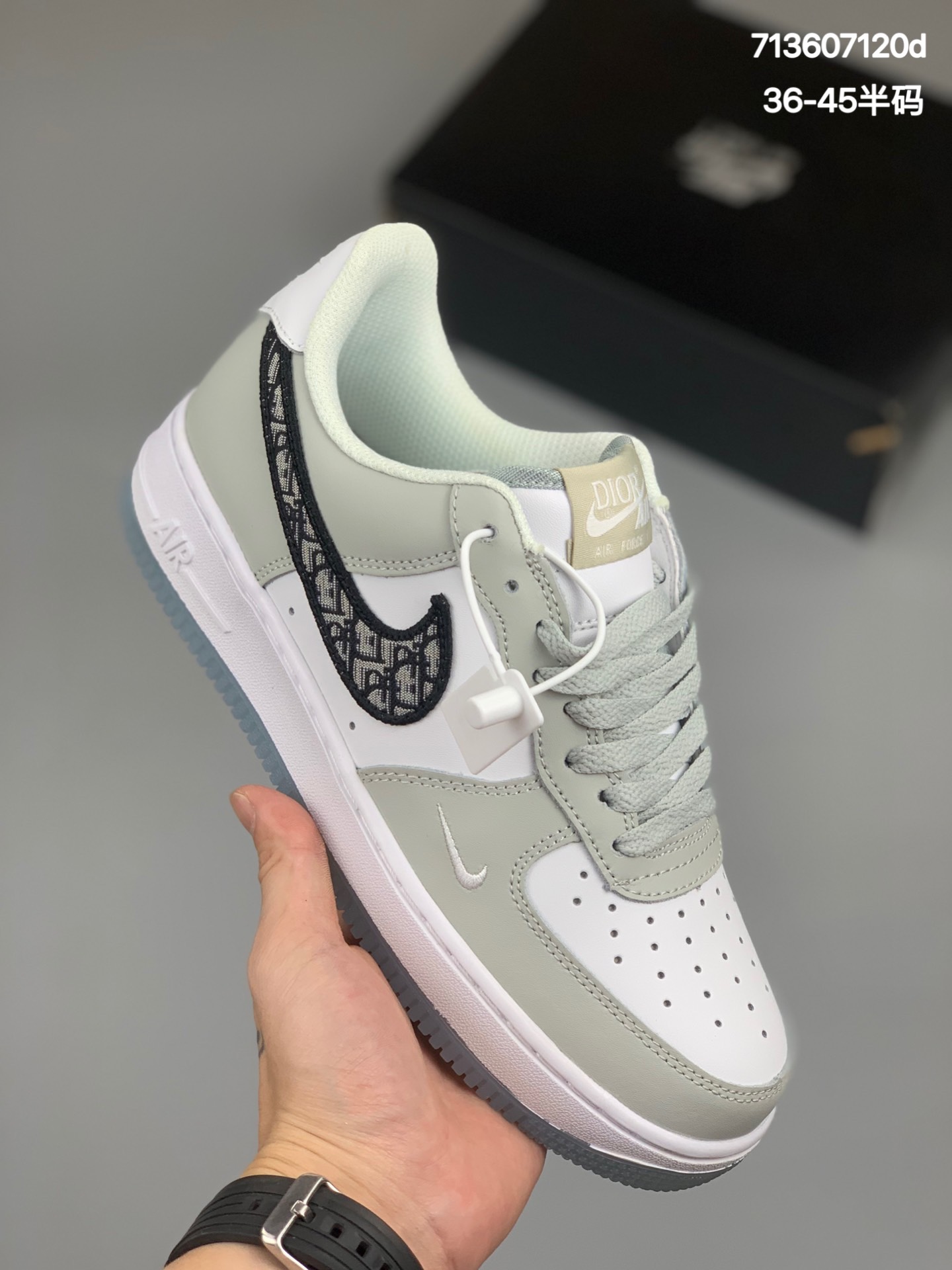 
真标 带半码 耐克Nike Air Force 1 Low  迪奥联名空军一号低帮百搭休闲运动板鞋 
货号:CN8606 
尺码:36-45半码
编码:713607120d