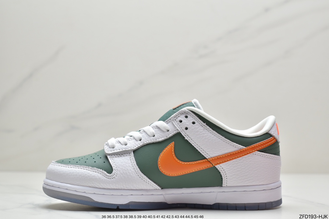 280 耐克Dunk Low’NY vs. NY 白绿黄色，鞋底采用鼠尾草绿色皮革制成 DN2489-300