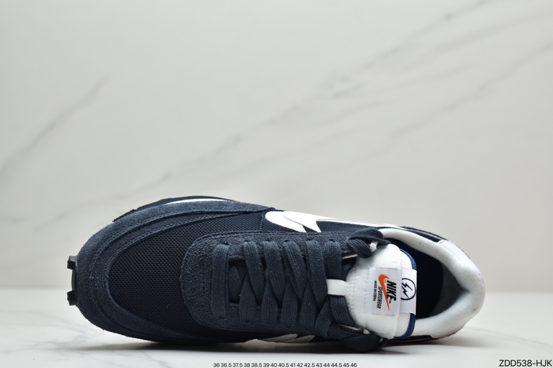 230 Fragment design x Sacai x Nike LDV Waffle Daybreak 藤原浩闪电三方联名深蓝 DH2684-400