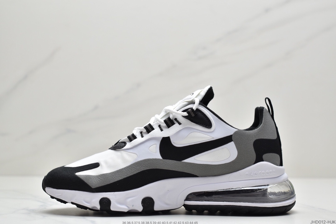190 耐克Nike Air Max 270 React 半小掌气垫跑鞋 CT1264-101-莆田鞋,莆田鞋货源,高仿鞋,高仿鞋货源,安福档口,莆田高仿鞋,莆田鞋批发,高仿鞋批发,莆田高仿运动鞋,高仿运动鞋,莆田运动鞋 190 耐克Nike Air Max 270 React 半小掌气垫跑鞋 CT1264-101