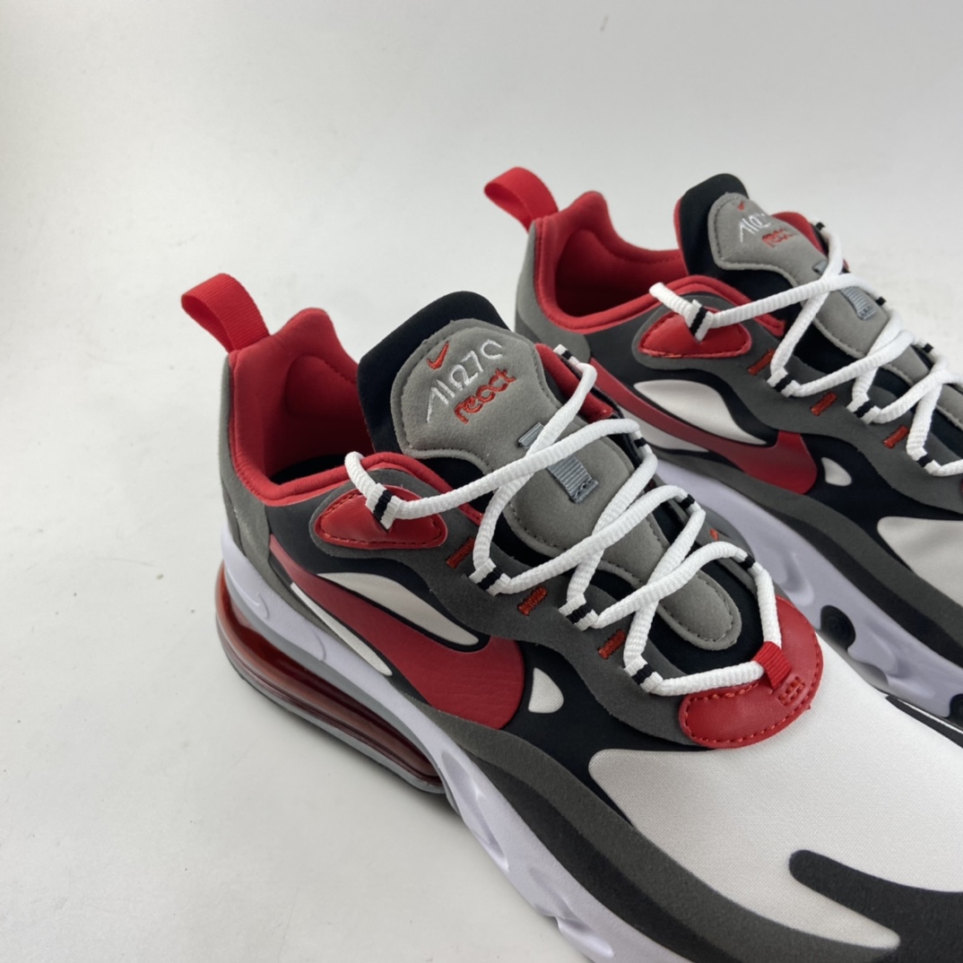 P170  Nike Air Max 270 React 高频网面机能半掌气垫缓震跑布鞋 CI3866-002