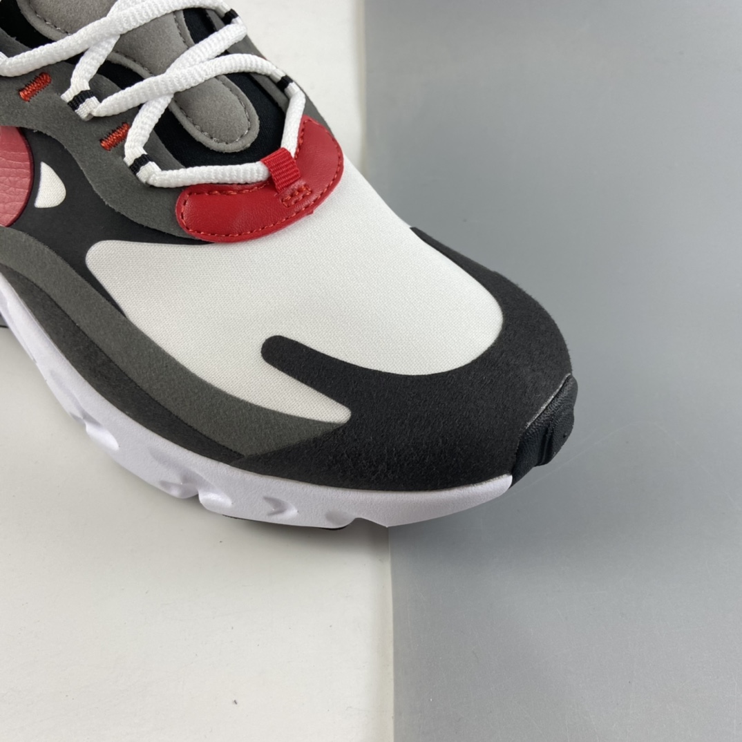 P170  Nike Air Max 270 React 高频网面机能半掌气垫缓震跑布鞋 CI3866-002