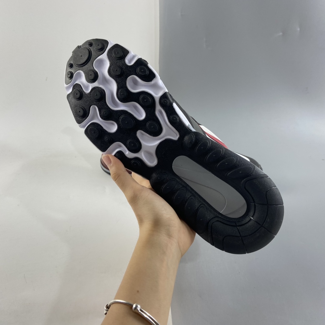 P170  Nike Air Max 270 React 高频网面机能半掌气垫缓震跑布鞋 CI3866-002