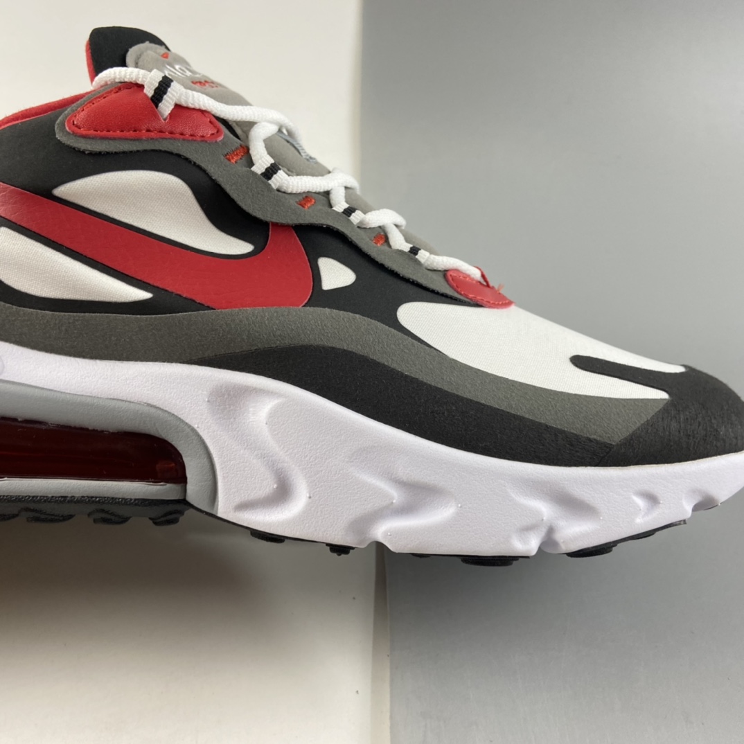 P170  Nike Air Max 270 React 高频网面机能半掌气垫缓震跑布鞋 CI3866-002