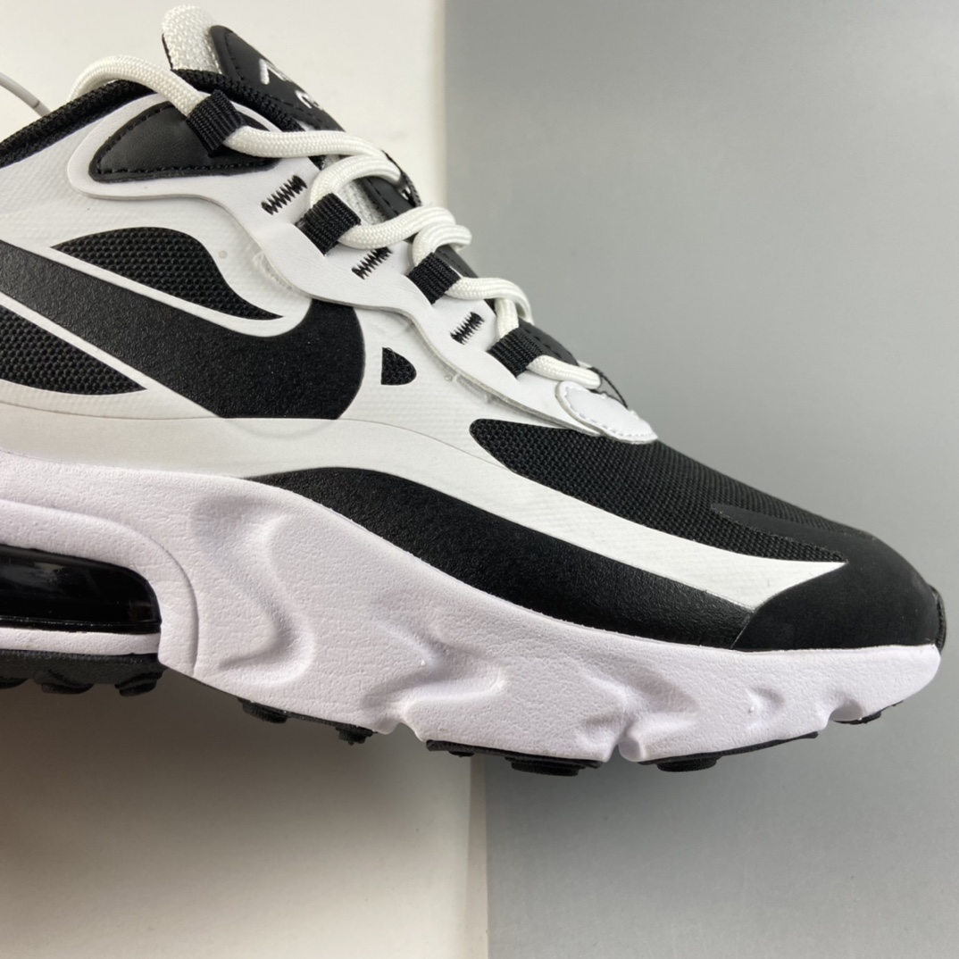 P170  Nike Air Max 270 React 高频网面机能半掌气垫缓震跑布鞋 CT1646-100