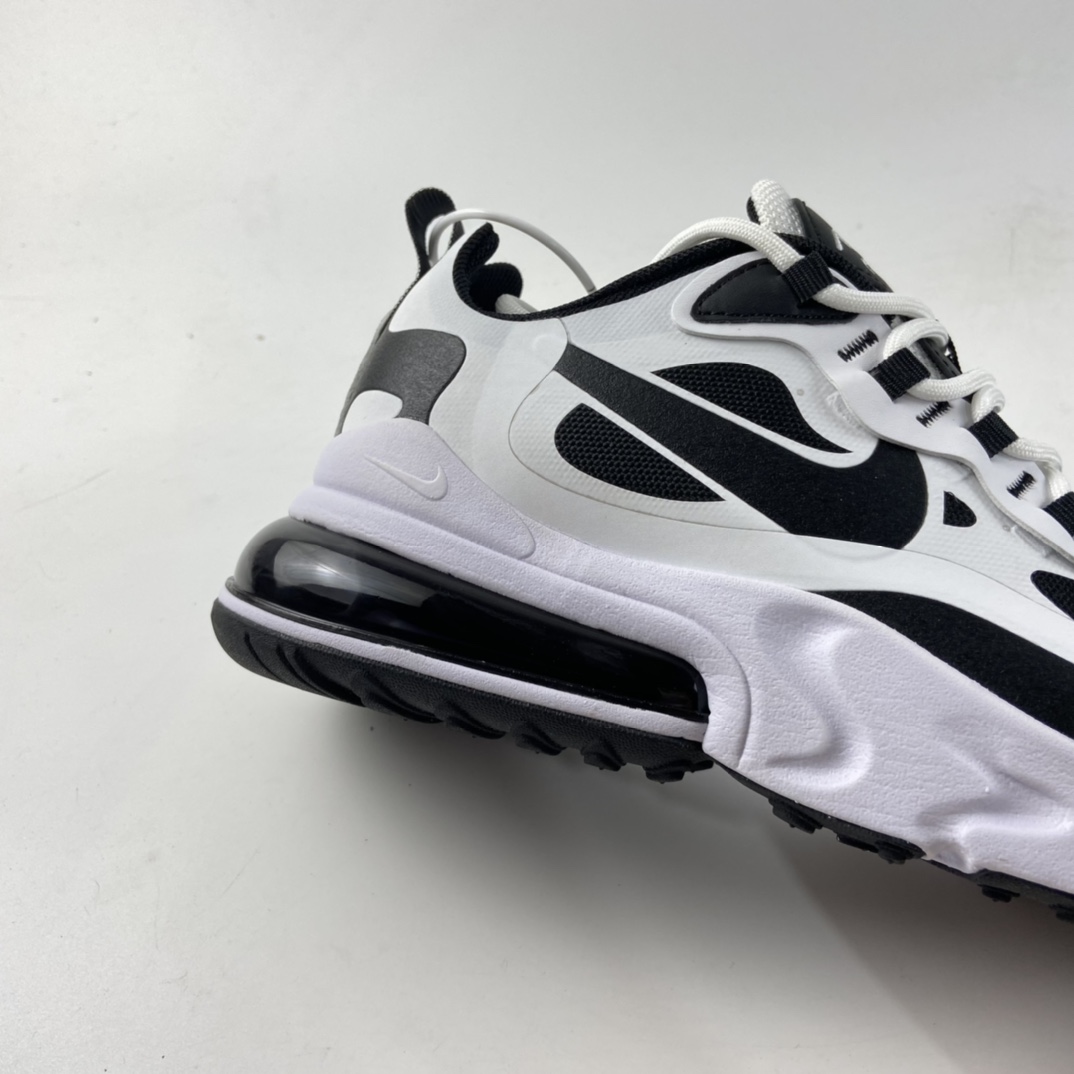 P170  Nike Air Max 270 React 高频网面机能半掌气垫缓震跑布鞋 CT1646-100