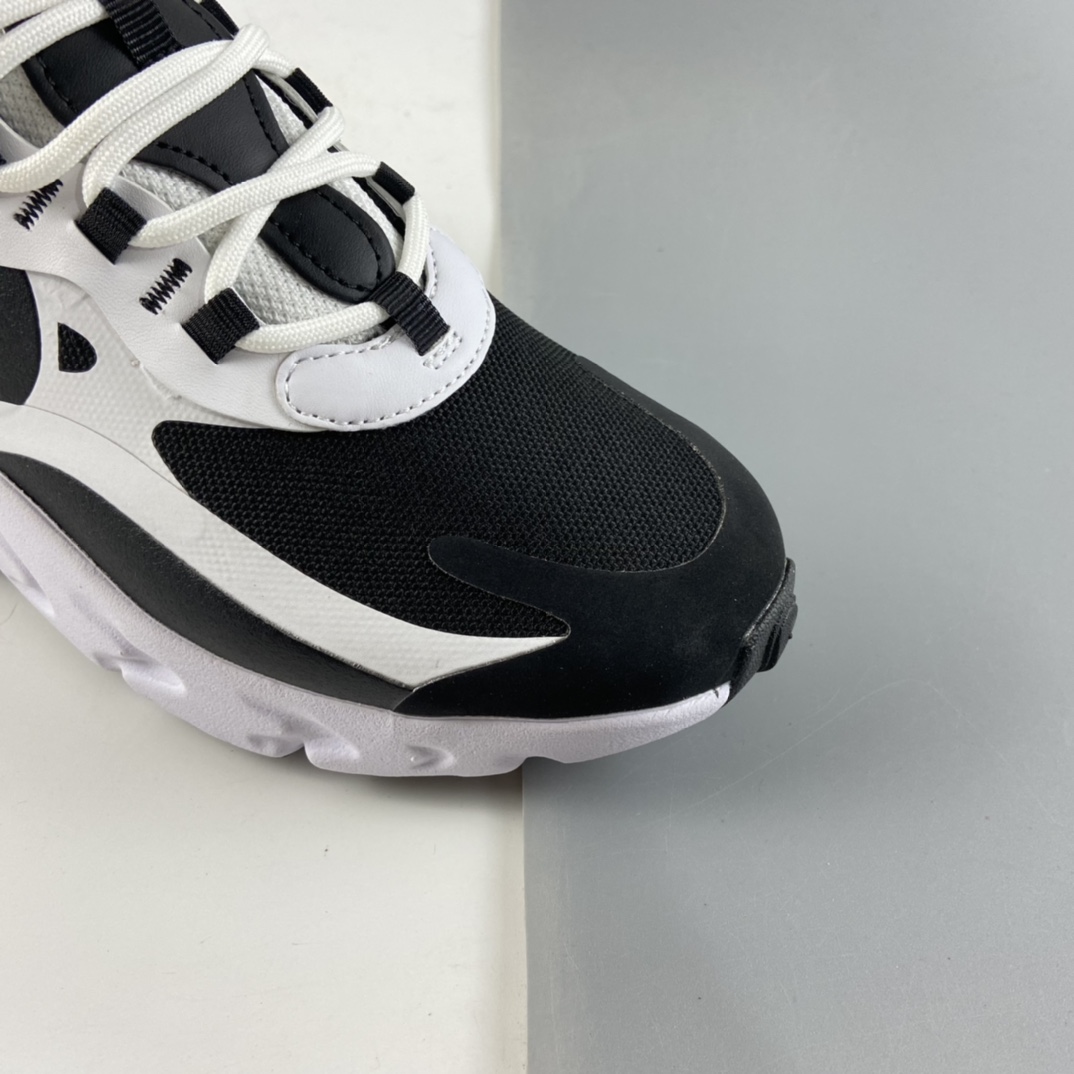 P170  Nike Air Max 270 React 高频网面机能半掌气垫缓震跑布鞋 CT1646-100