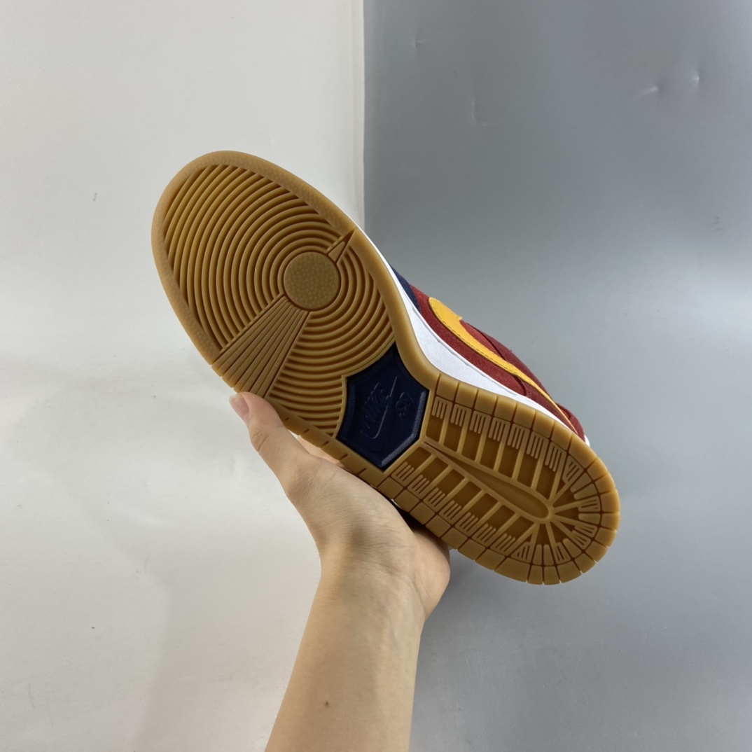 P380  Nike SB Dunk Low“Barcelona”巴萨装扮配色扣篮系列复古低帮滑板鞋 DJ0606-400