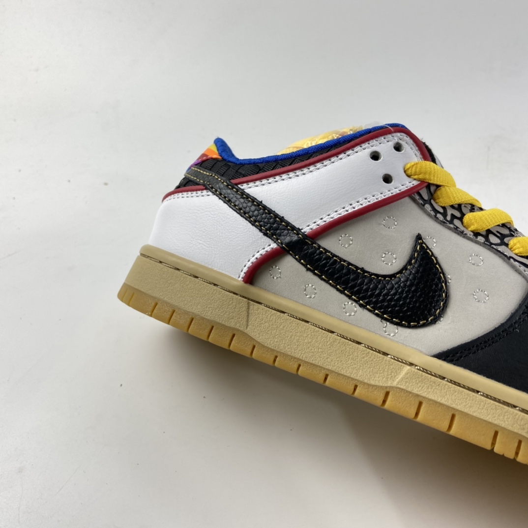 P360  Paul Rodriguez x Nike SB Dunk Low”What The P-Rod”扣篮系列低帮休闲运动滑板板鞋“融合彩色拼接鸳鸯”CZ2239-600