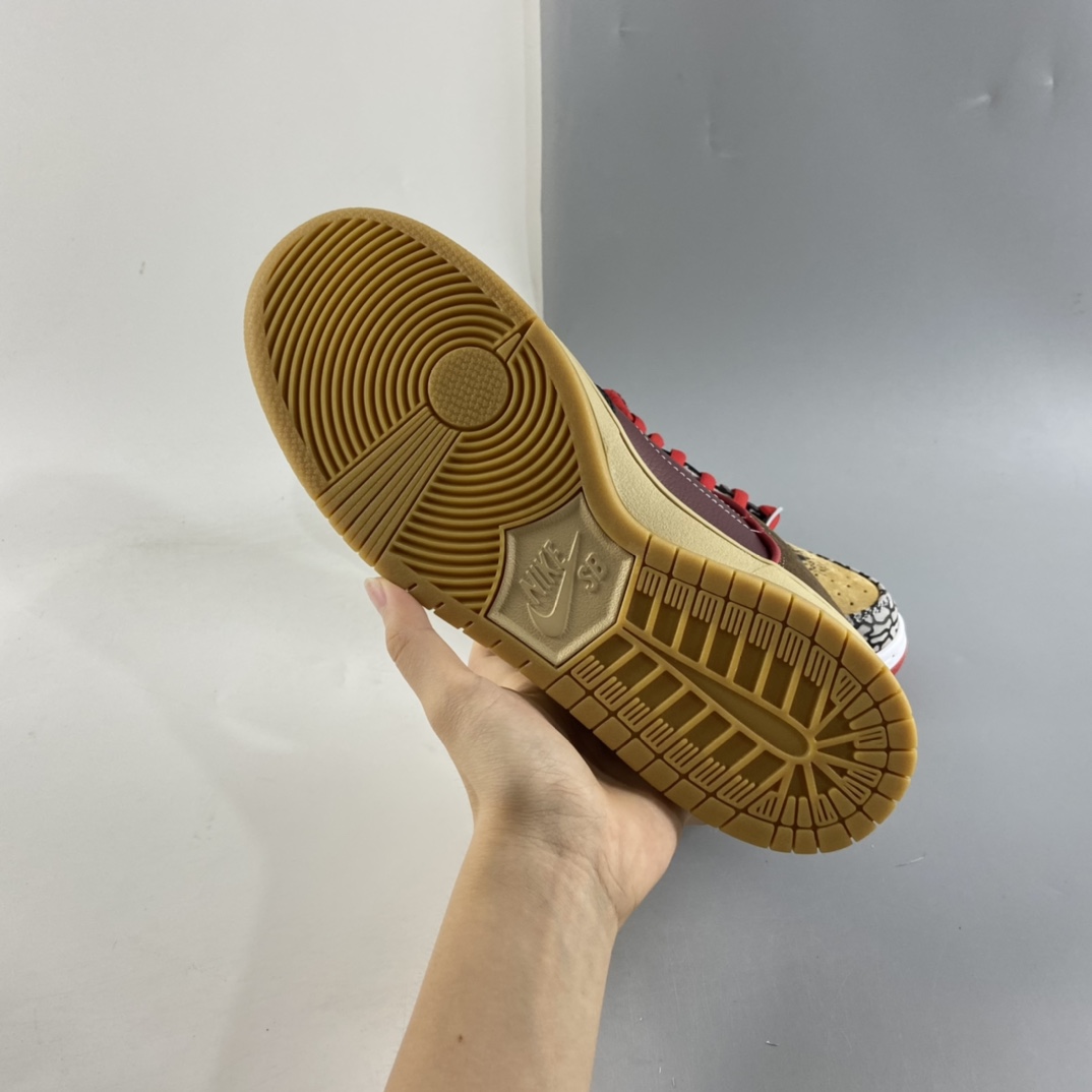 P360  Paul Rodriguez x Nike SB Dunk Low”What The P-Rod”扣篮系列低帮休闲运动滑板板鞋“融合彩色拼接鸳鸯”CZ2239-600