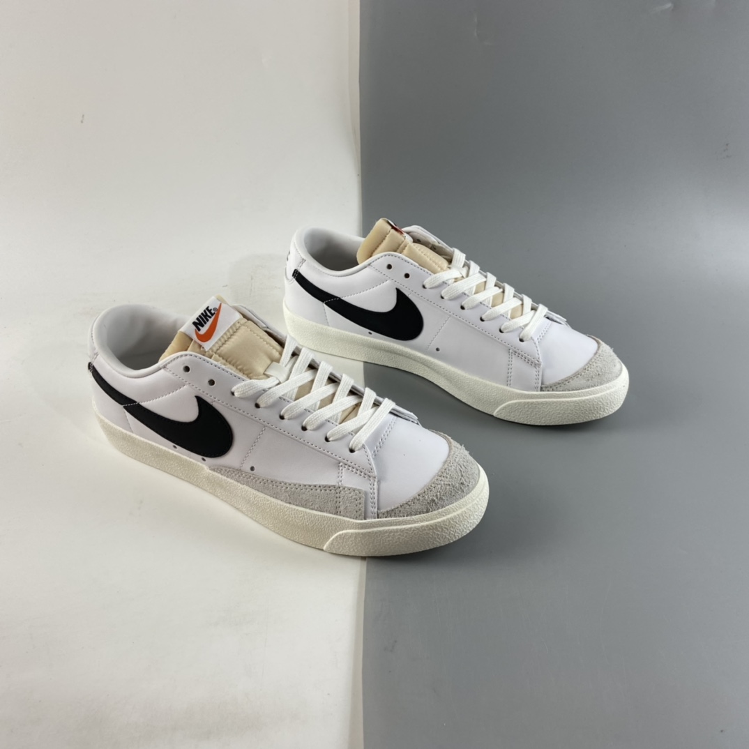 P160  Nike Blazer Low ’77 Vintage 开拓者皮面低帮休闲板鞋 DC4769-102
