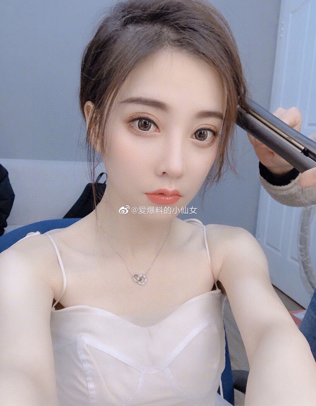 Cartier 卡地亚项链 Love满钻大饼双环项链