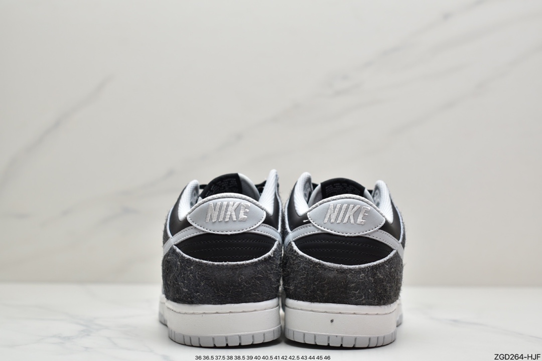 290 Nike Dunk Low Retro PRM”Zebra Anthracite”扣篮系列低帮休闲运动滑板板鞋“烟灰斑马纹”DH7913-001