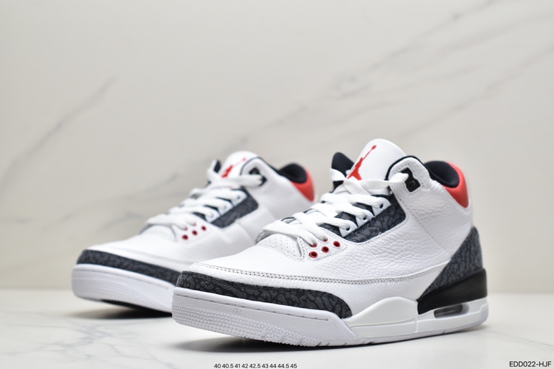 340 乔丹Air Jordan 3 SE DenimFire Red 丹宁火焰红  CZ6431-100