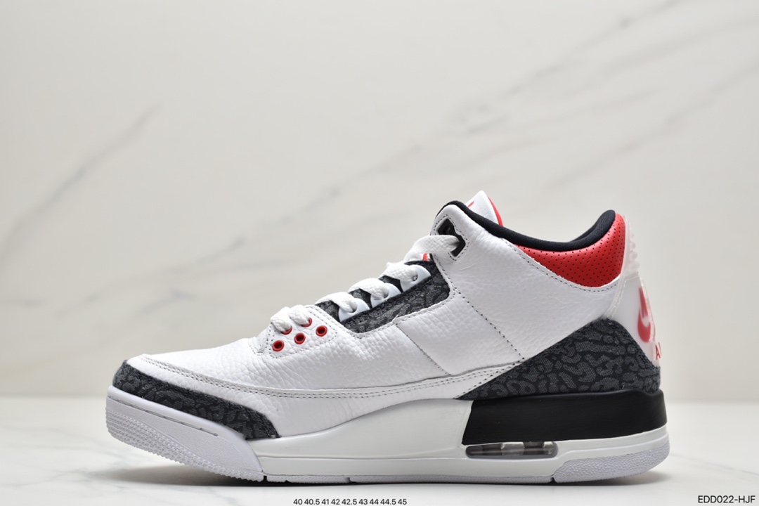 340 乔丹Air Jordan 3 SE DenimFire Red 丹宁火焰红  CZ6431-100