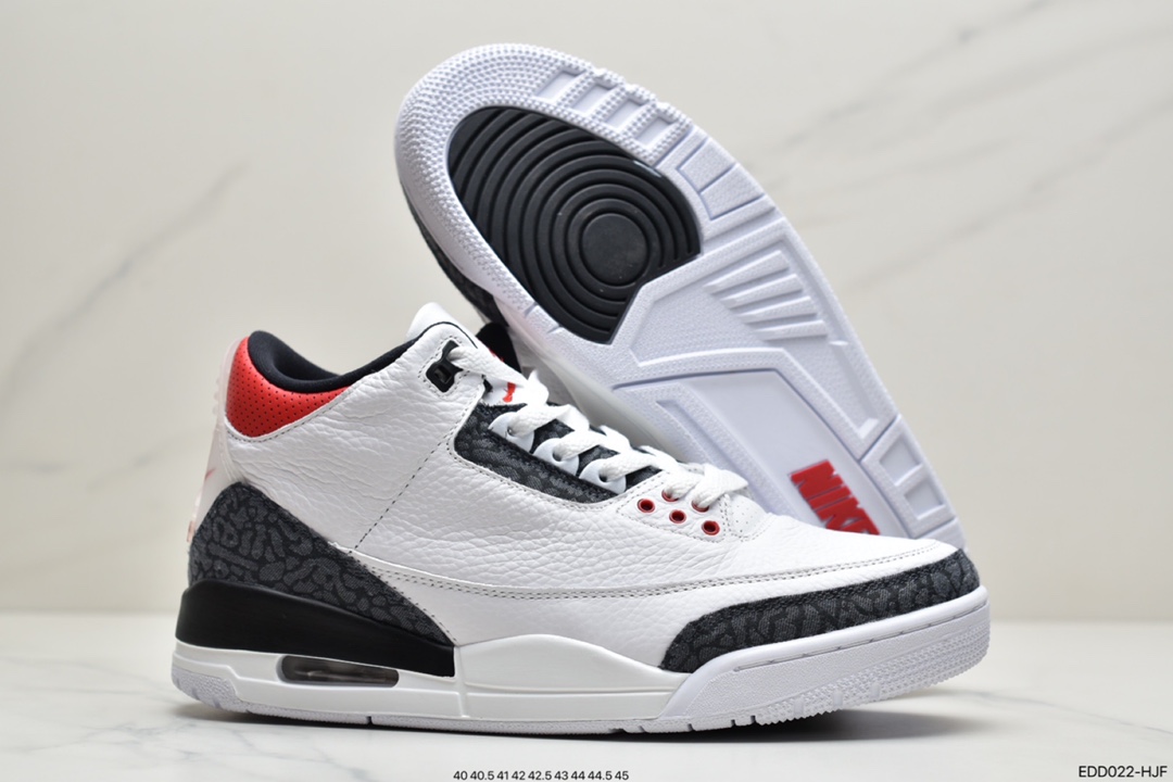 340 乔丹Air Jordan 3 SE DenimFire Red 丹宁火焰红  CZ6431-100