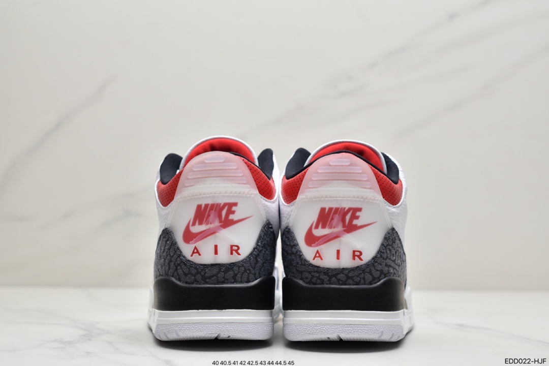 340 乔丹Air Jordan 3 SE DenimFire Red 丹宁火焰红  CZ6431-100