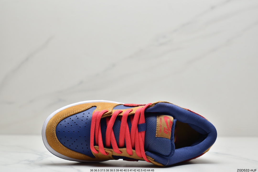 290 耐克Nike SB Dunk Low Pro “Papa Bear” 小熊爸爸 棕红蓝 BQ6817-700
