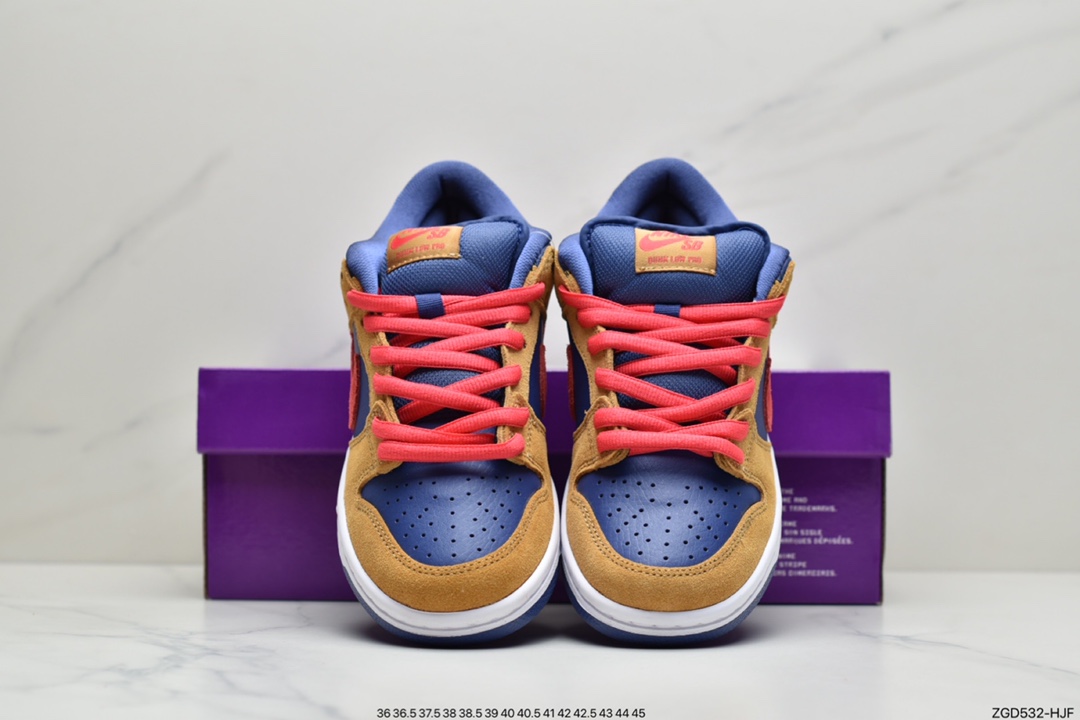 290 耐克Nike SB Dunk Low Pro “Papa Bear” 小熊爸爸 棕红蓝 BQ6817-700