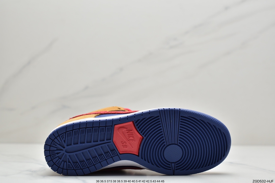 290 耐克Nike SB Dunk Low Pro “Papa Bear” 小熊爸爸 棕红蓝 BQ6817-700