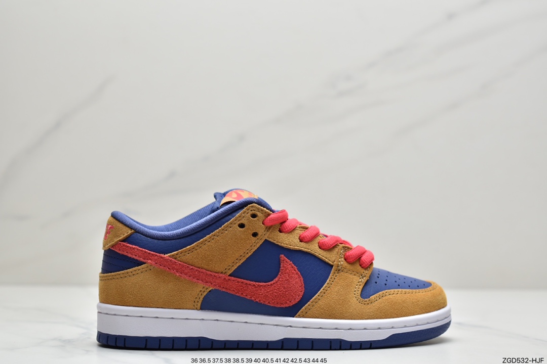 290 耐克Nike SB Dunk Low Pro “Papa Bear” 小熊爸爸 棕红蓝 BQ6817-700