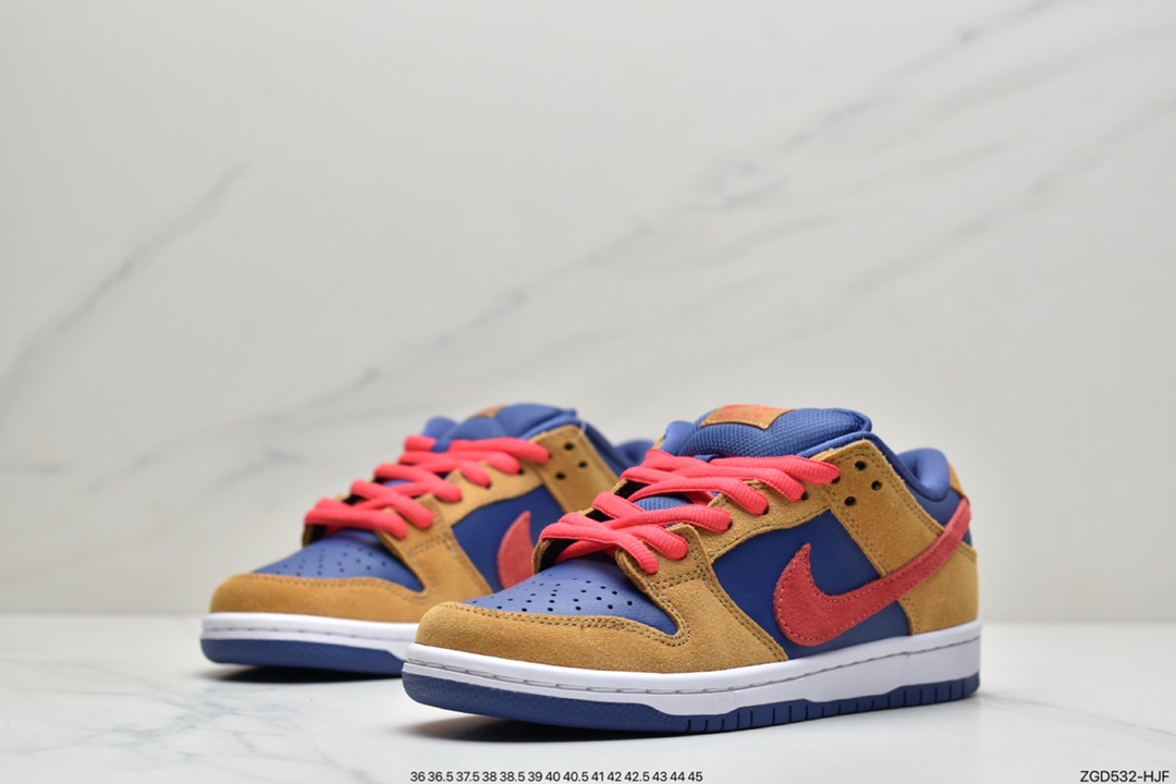290 耐克Nike SB Dunk Low Pro “Papa Bear” 小熊爸爸 棕红蓝 BQ6817-700