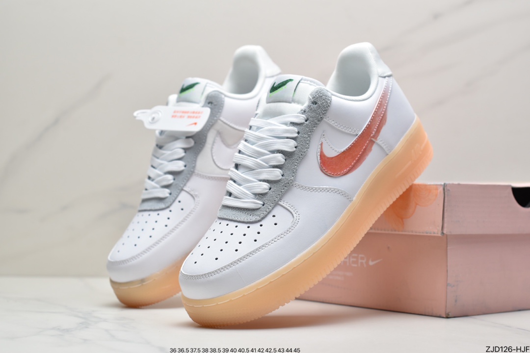 240 耐克Mayumi Yamase xNike Flyleather Ain Force1白色手绘涂鸦官方同步 DB3598-100