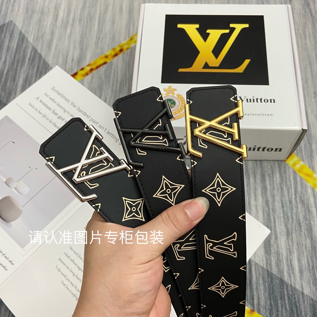 品牌LV路易威登原单皮带腰带双面使用