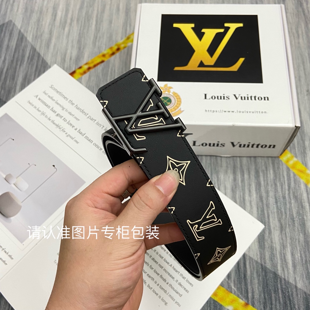 品牌LV路易威登原单皮带腰带双面使用