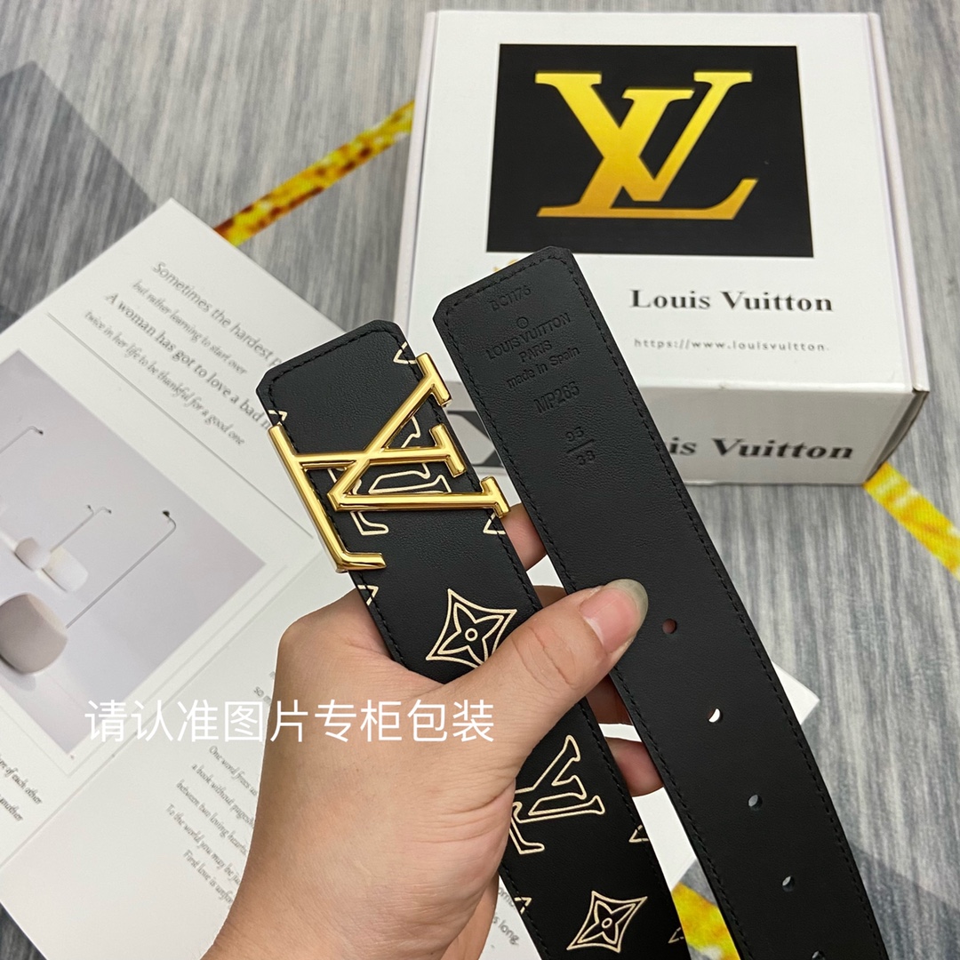 品牌LV路易威登原单皮带腰带双面使用