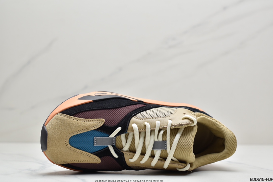 340 阿迪达斯 椰子700 adidas originals Yeezy Boost 700 ”Enflame Amber” 棕黄色 GW0297