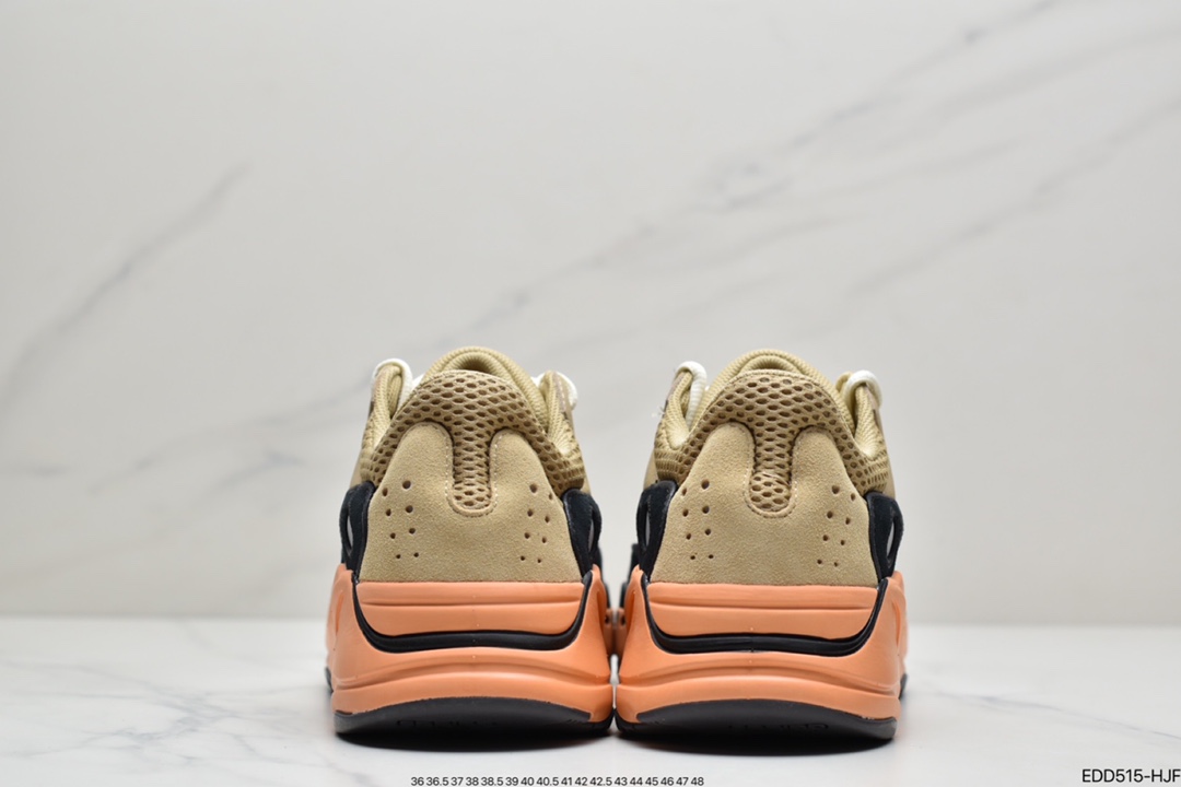 340 阿迪达斯 椰子700 adidas originals Yeezy Boost 700 ”Enflame Amber” 棕黄色 GW0297
