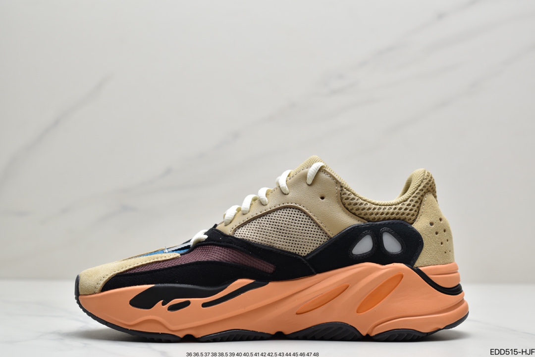 340 阿迪达斯 椰子700 adidas originals Yeezy Boost 700 ”Enflame Amber” 棕黄色 GW0297