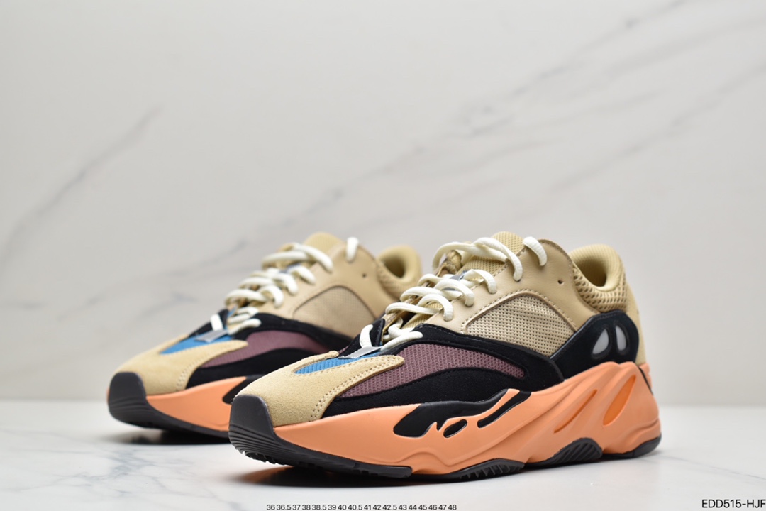 340 阿迪达斯 椰子700 adidas originals Yeezy Boost 700 ”Enflame Amber” 棕黄色 GW0297