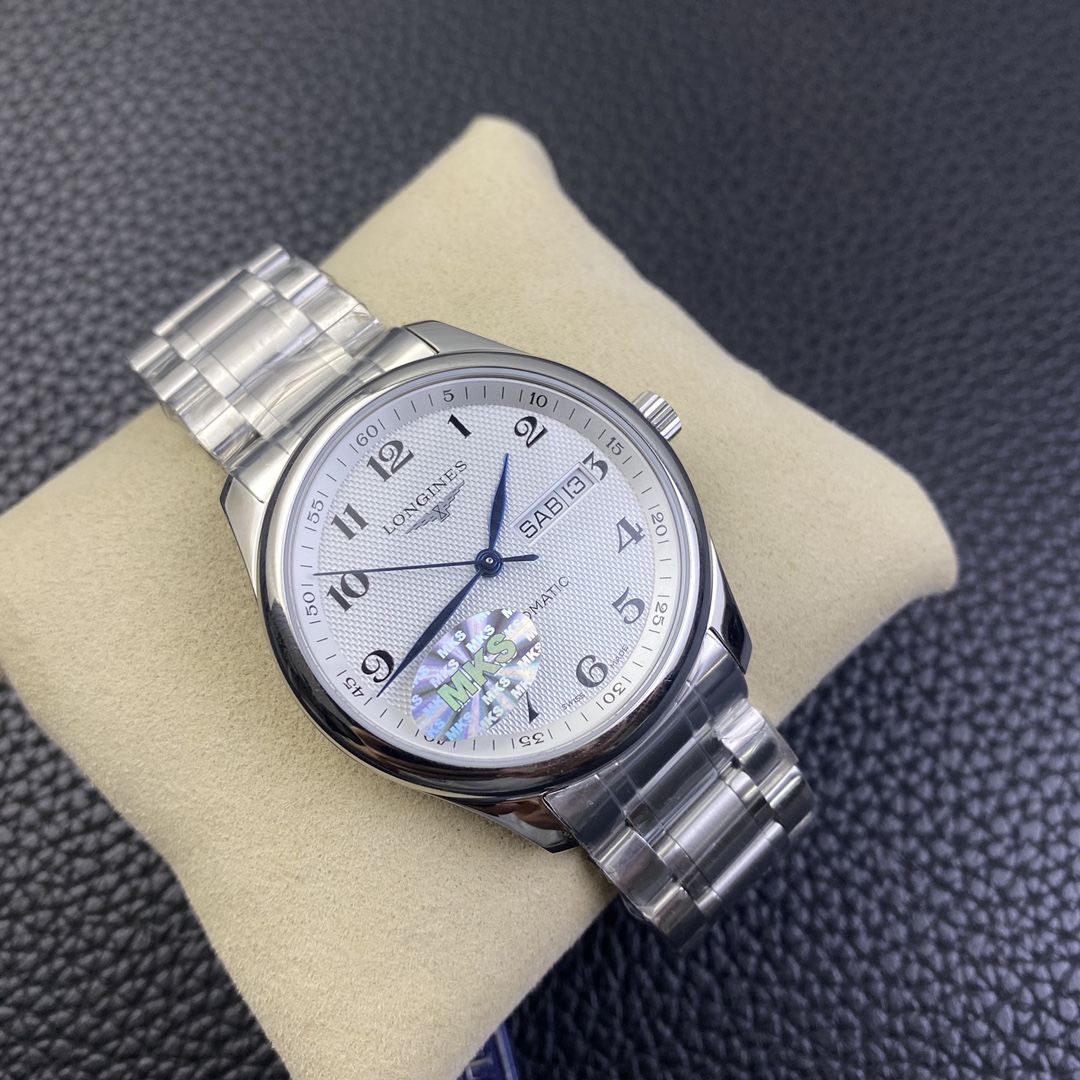 [LONGINES Watches]MKS Longines classic model famous craftsman double calendar
