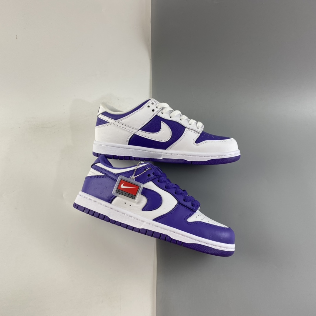 P280  Nk Dunk Low“ Flip the Old School”白紫色 鸳鸯倒钩 DJ4636-100