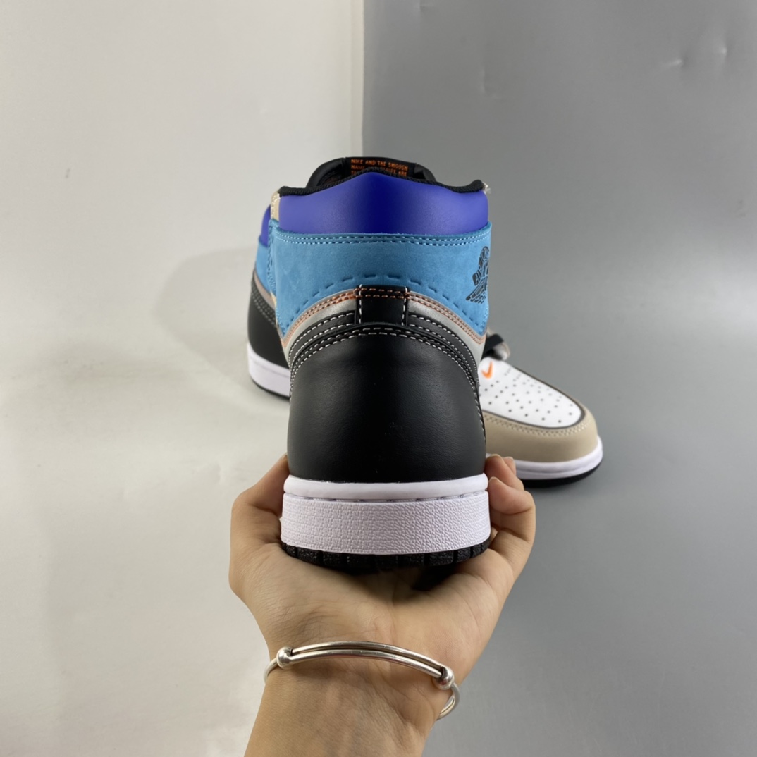 P300  Air Jordan 1 High OG Pro“ Total Orange”AJ1 乔1 3M蓝白拼接 高帮篮球鞋 DC6515-100