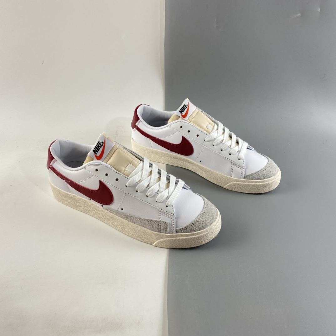 P160  Nike Blazer Low ’77 Vintage 开拓者皮面低帮休闲板鞋 DC4769-104